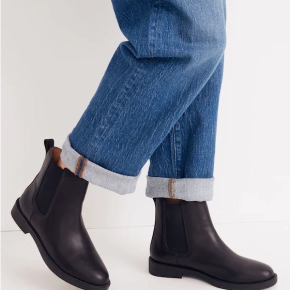 Madewell Cleary Leather Chelsea Boots - Picture 1 of 5